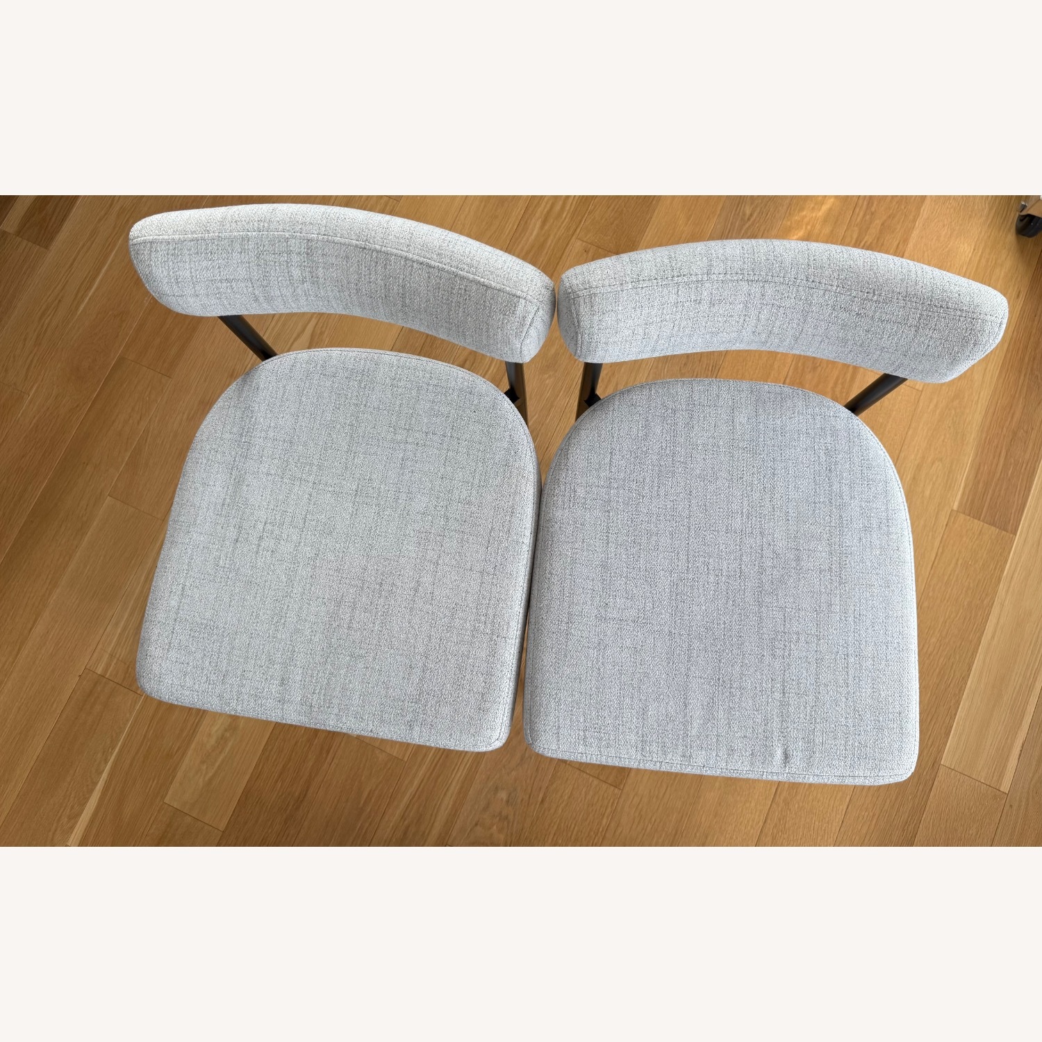 Nathan James Dahlia Counter Height Chair, Modern Barstool with Back Set Of 2 - image-8