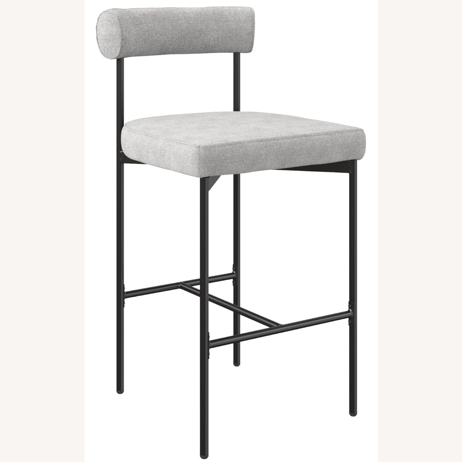 Nathan James Dahlia Counter Height Chair, Modern Barstool with Back Set Of 2 - image-3