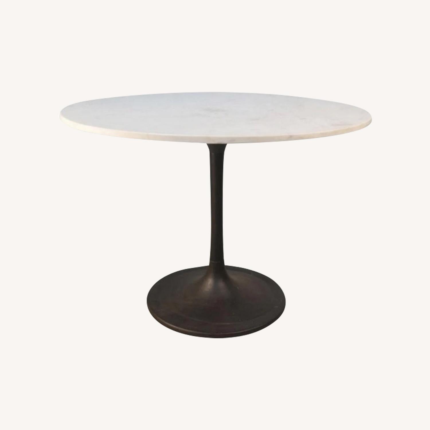White Marble Dining Table - image-0