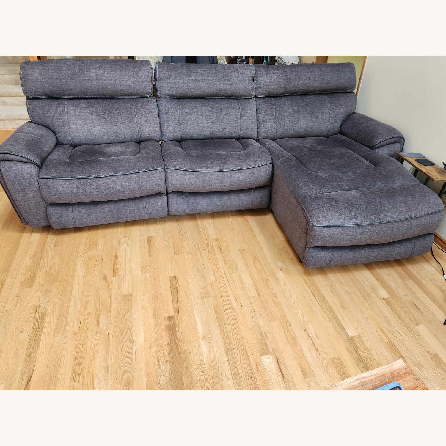 Hutchenson 3 Piece Electric Reclining Sectional - image-1