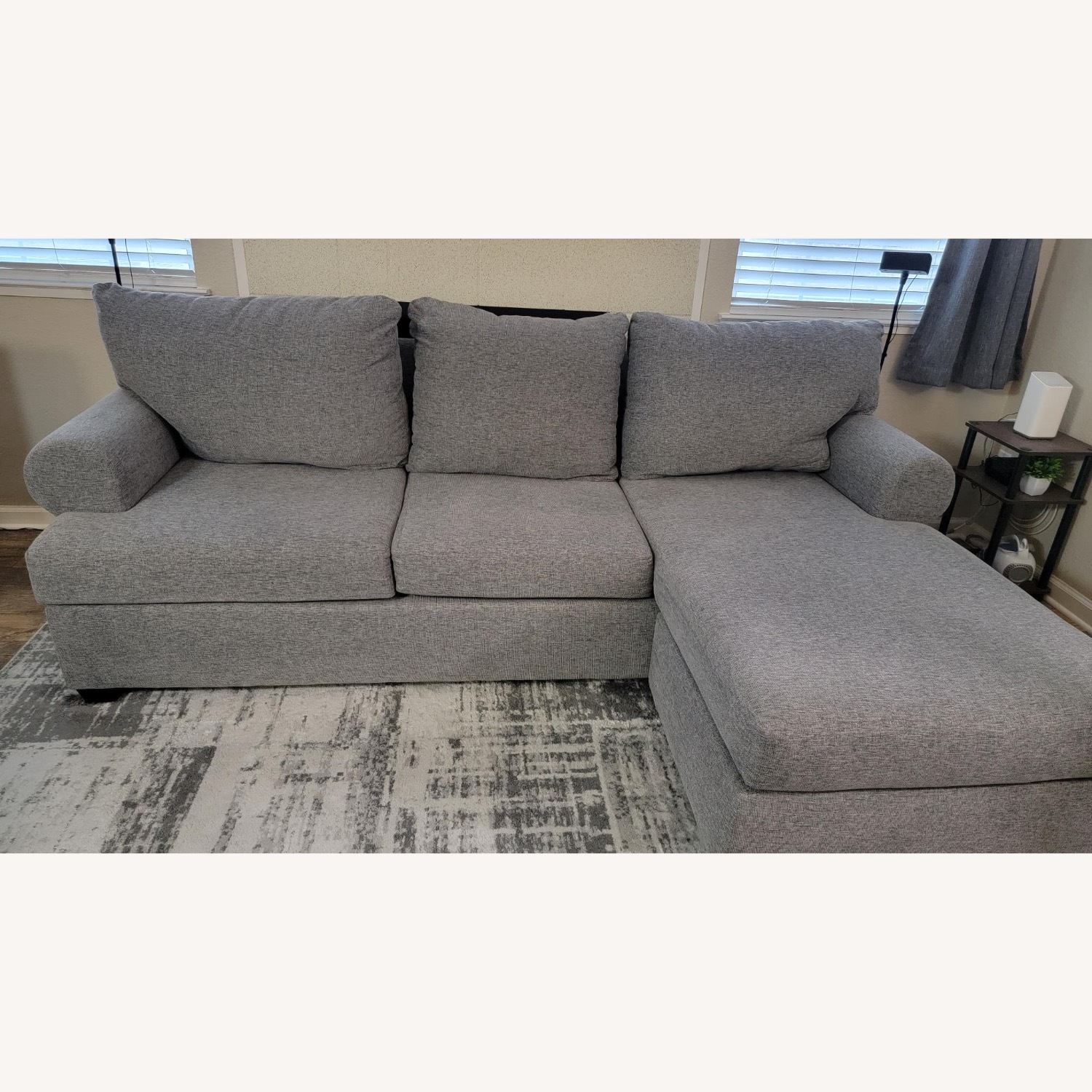 Hampstead Graphite Sofa With Reversible Chaise - image-2