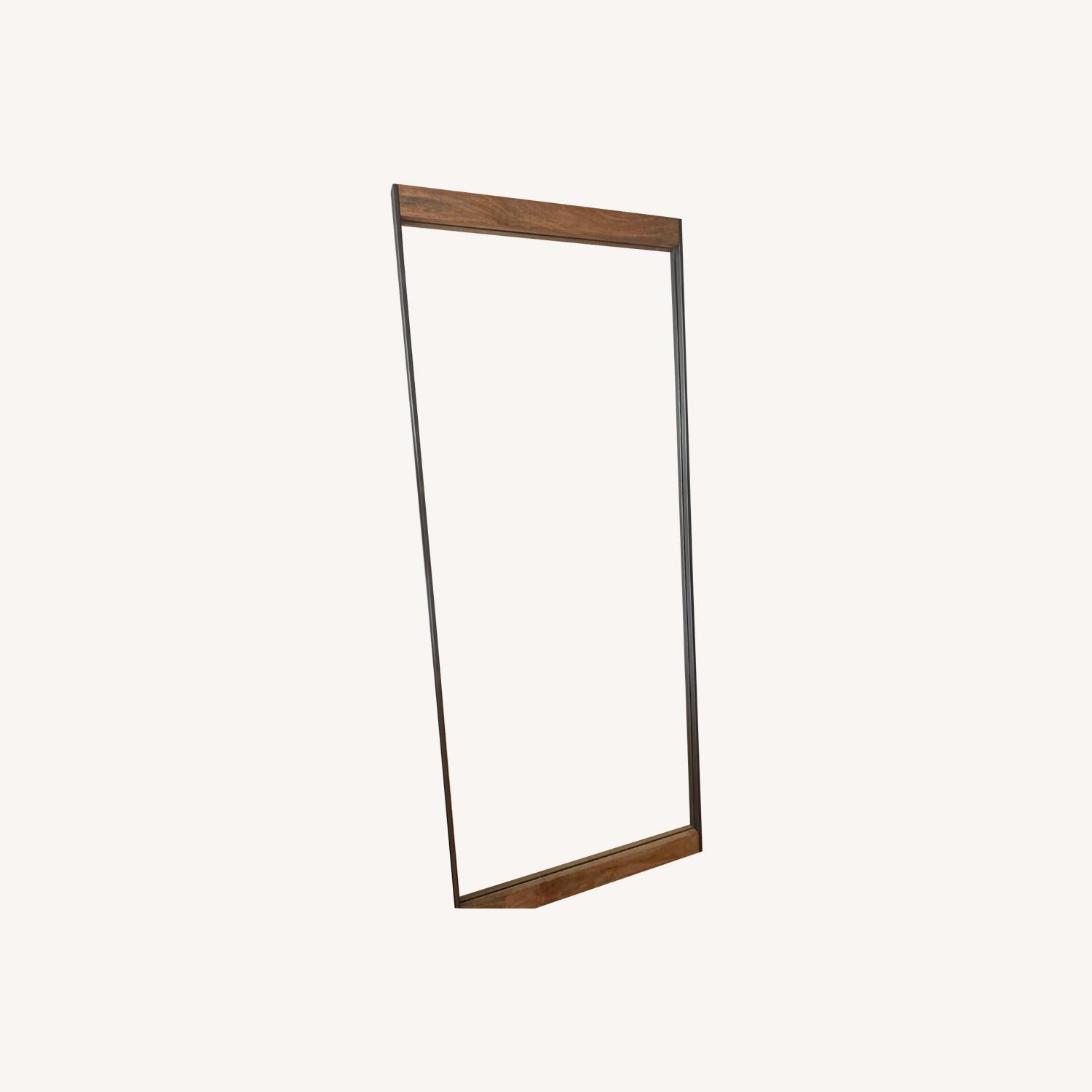 West Elm Industrial Wood Frame Floor Mirror - image-5