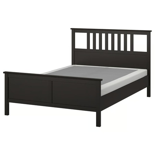 Used IKEA Black-Brown Queen Bed for sale on AptDeco