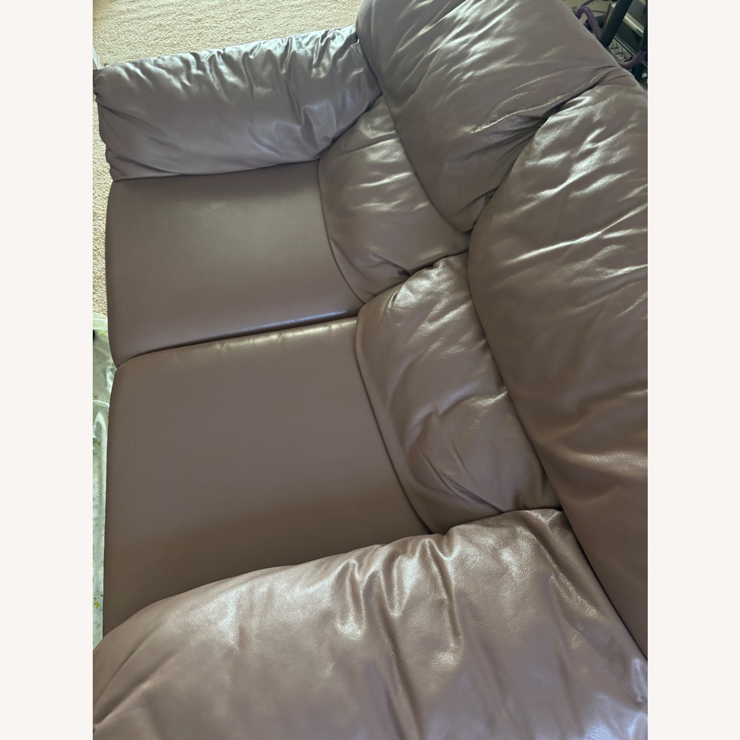 Leather 2 Seater Couch - image-2