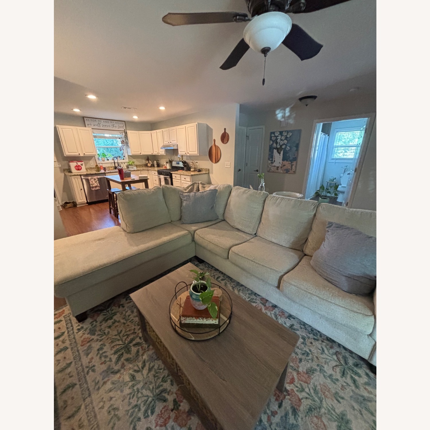 Ashley Furniture Abhinger Beige Couch  - image-1