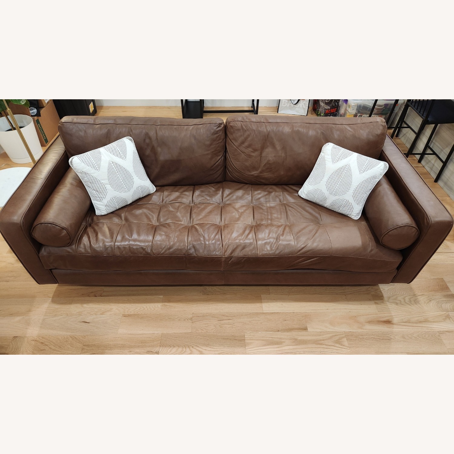 Article Sven 88" Tufted Leather Sofa - image-2