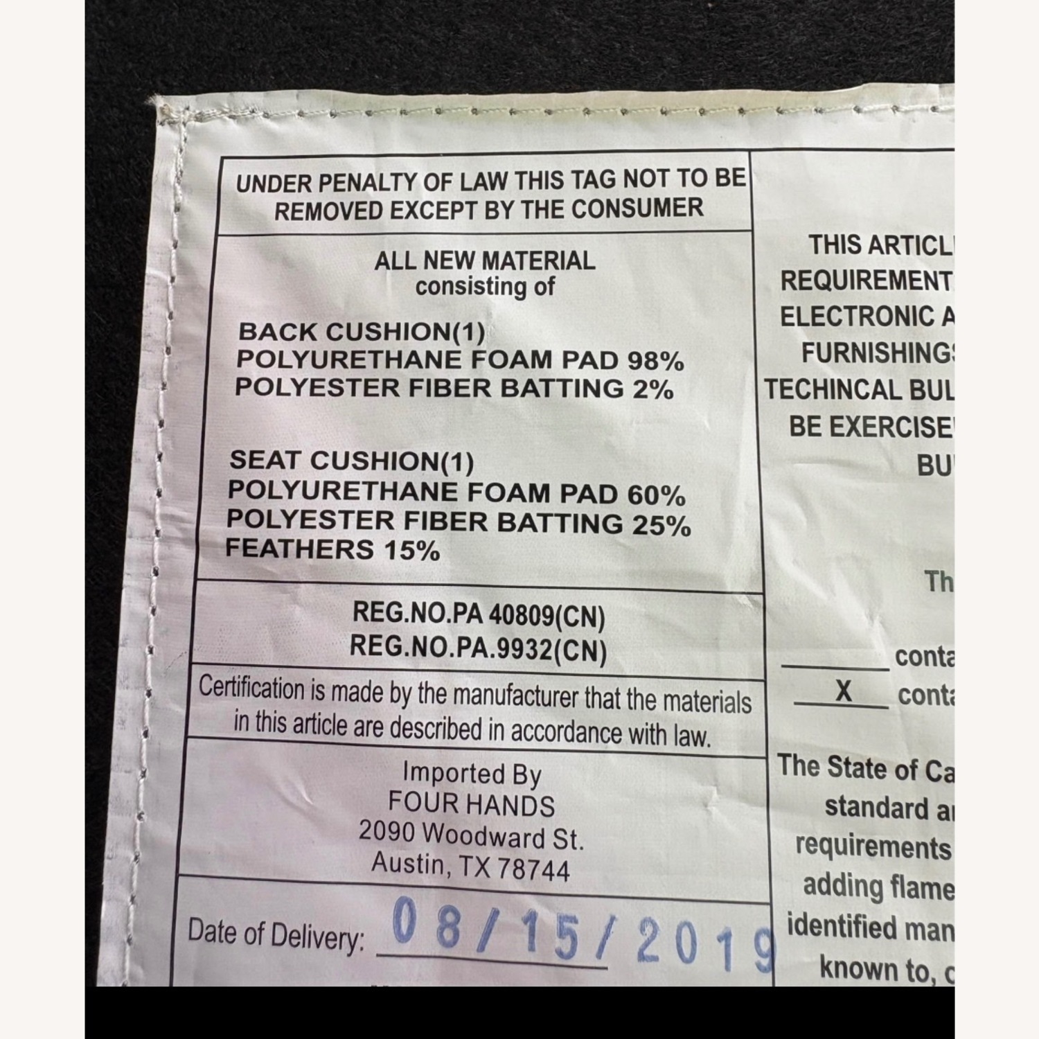 Four Hands Silas Armchair - image-5