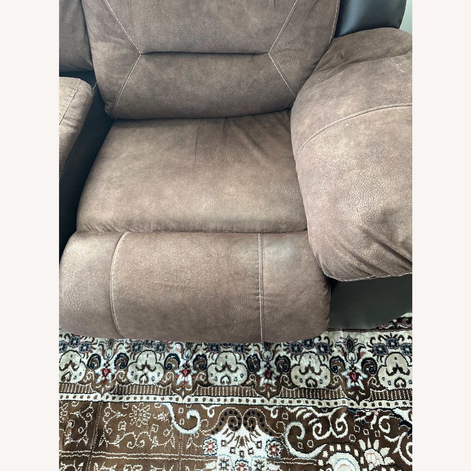 Harman Kardon Dark Brown Fabric 2 Seater Sofa - image-5