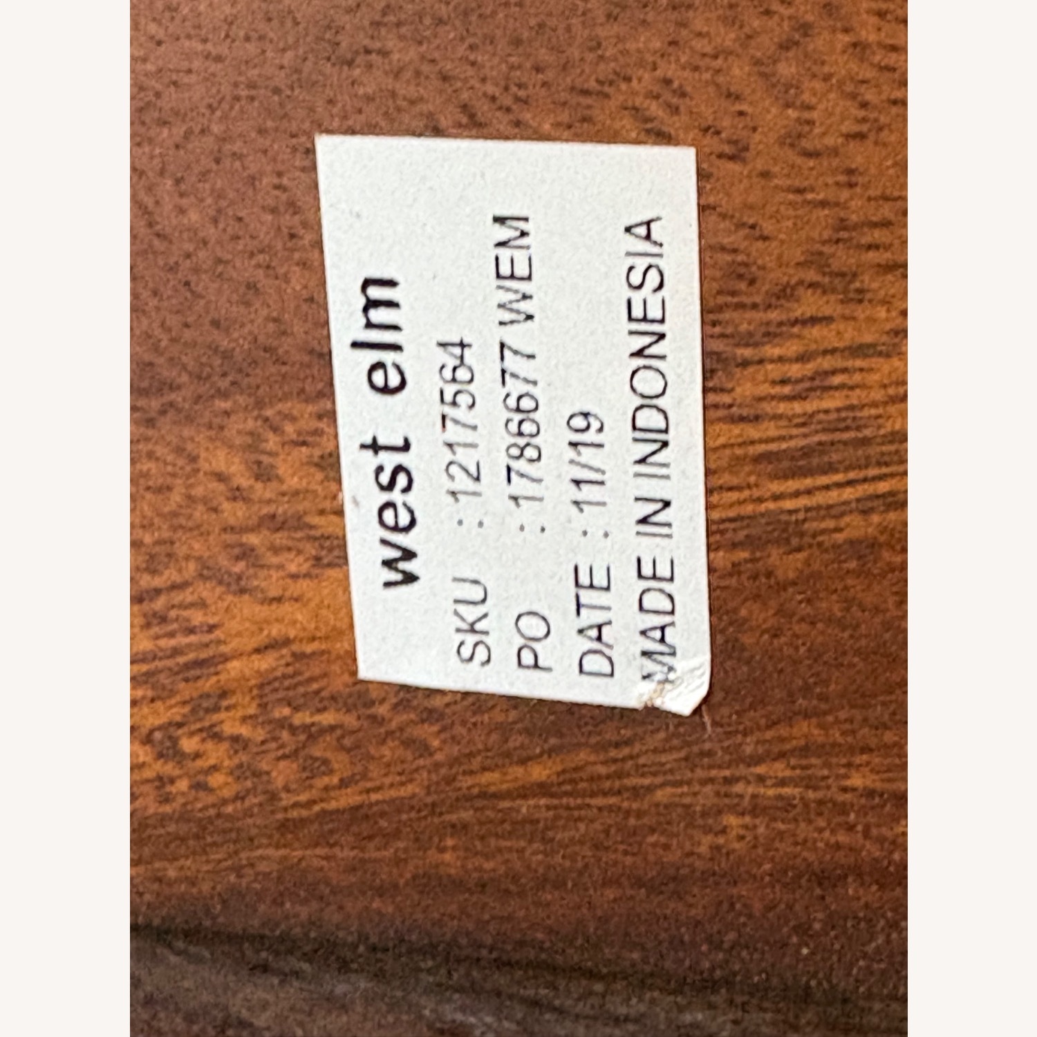 West Elm Harbor Dark Brown Wood Coffee Table - image-6