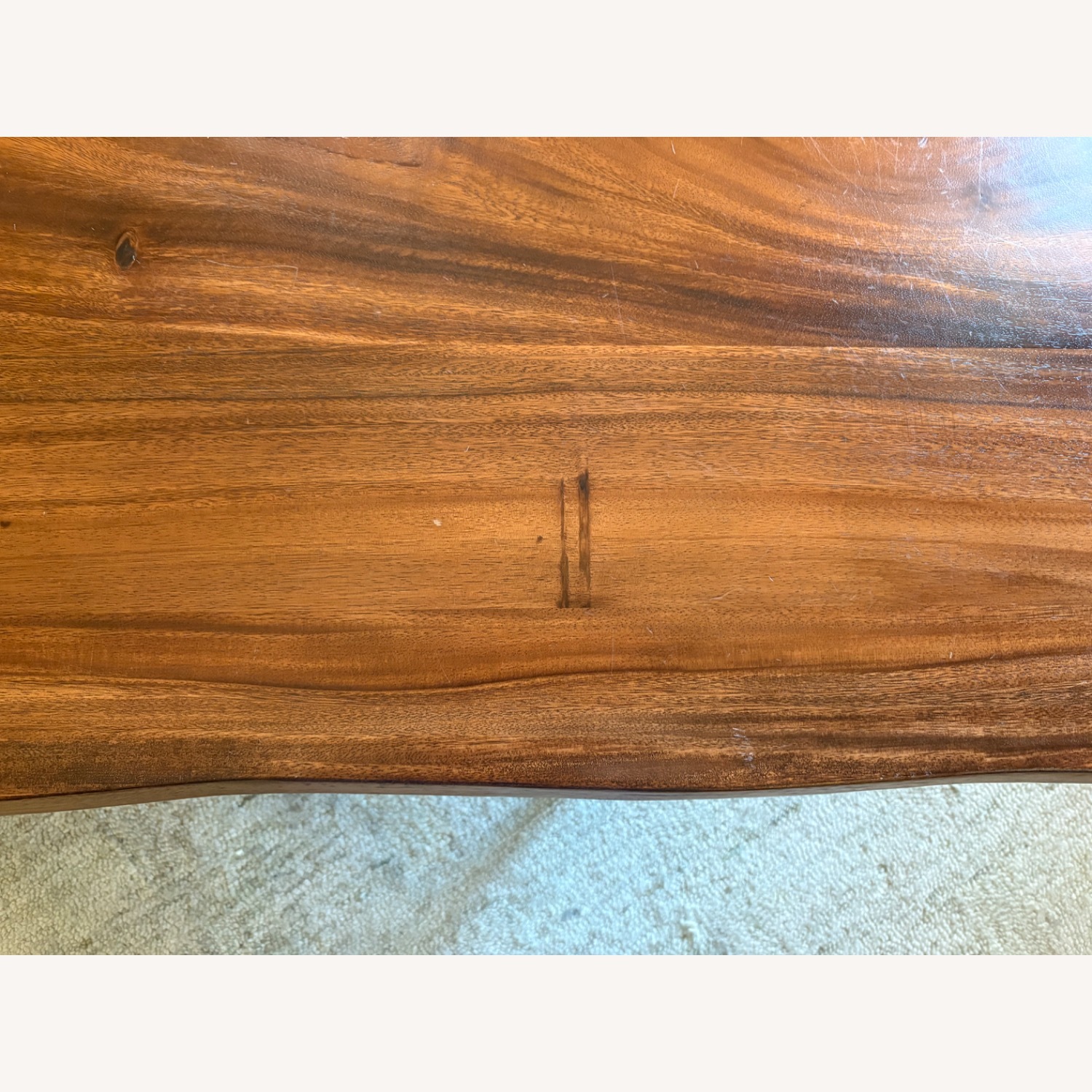 West Elm Harbor Dark Brown Wood Coffee Table - image-3