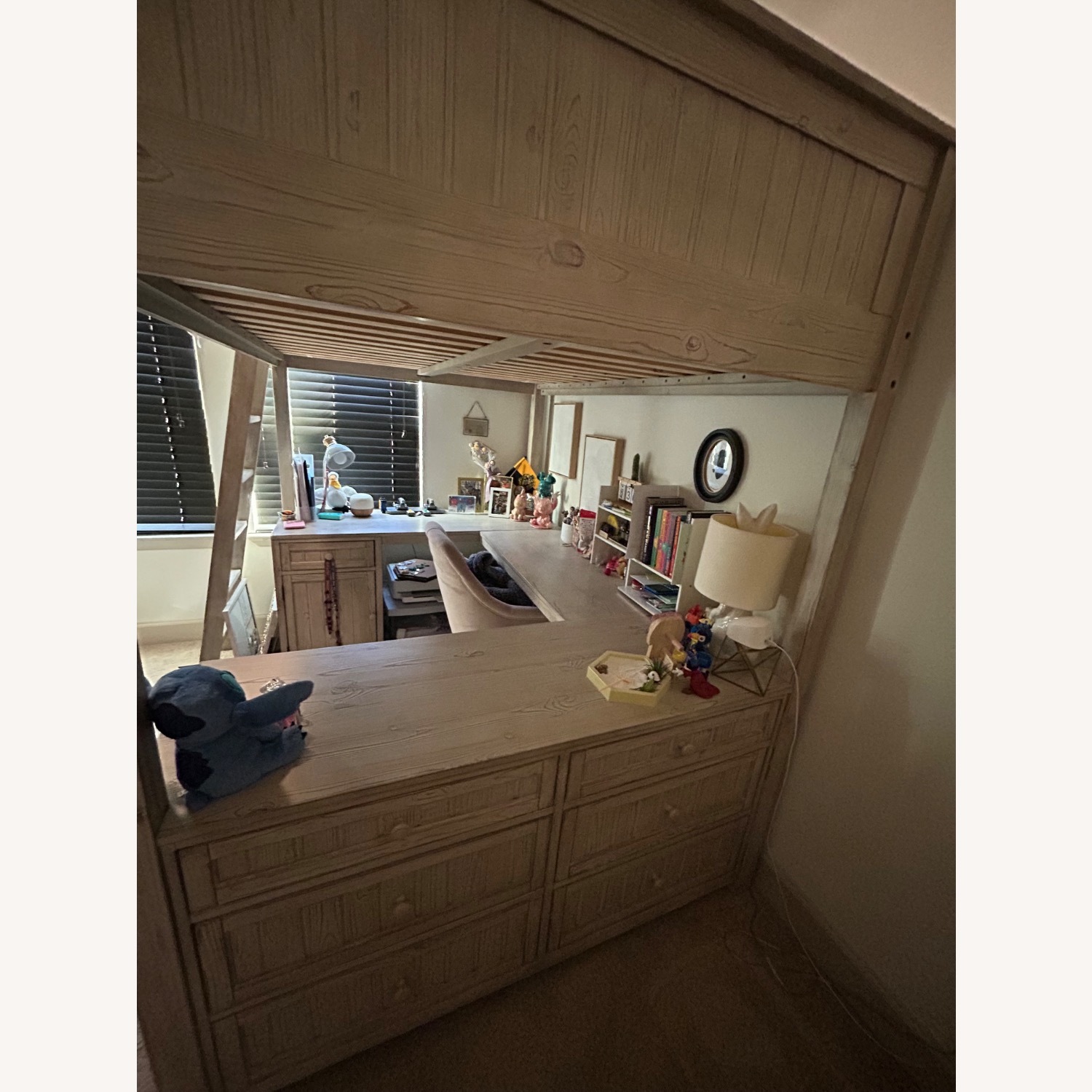 Pottery Barn Teen Beadboard Full Loft Bed - image-4