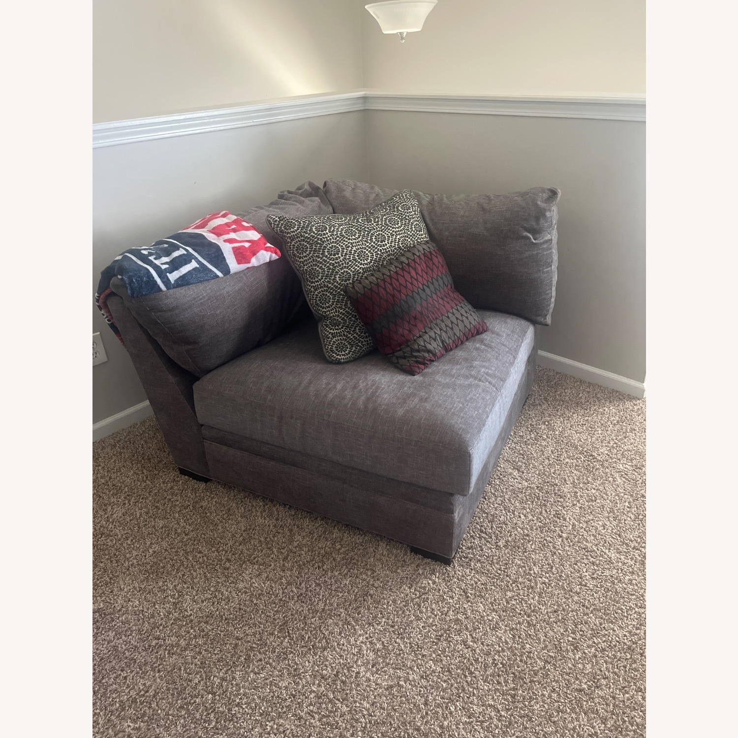 Ashley Furniture Light Gray 3+ Piece Sectional - image-1