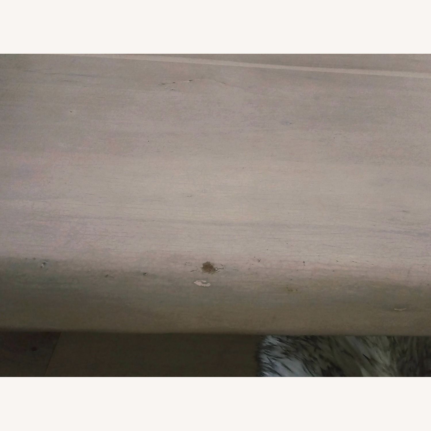 CB2 Landscape 95" Rectangular White Washed Wood Dining Table - image-6