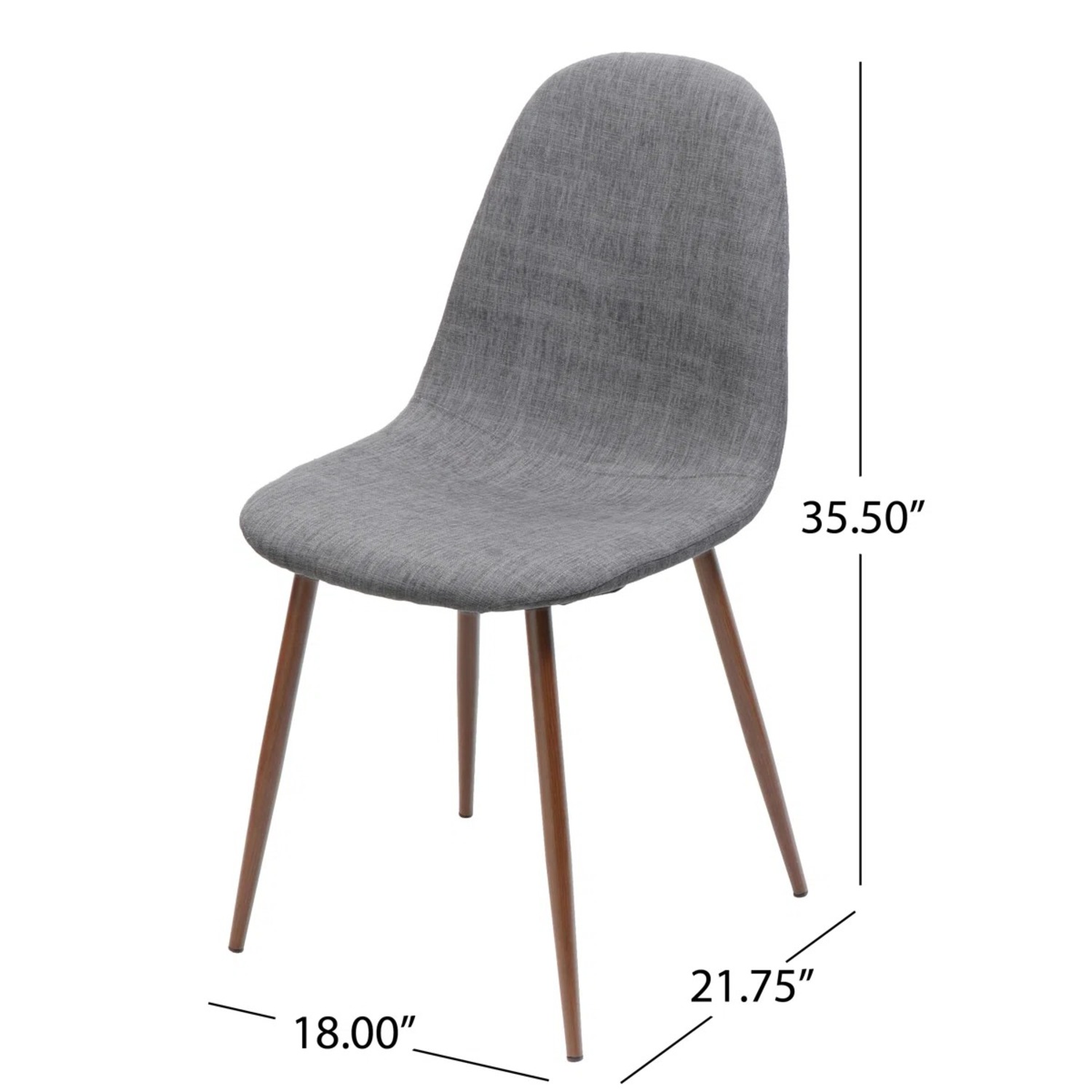 Wayfair Dark Gray Dining Chairs - image-4