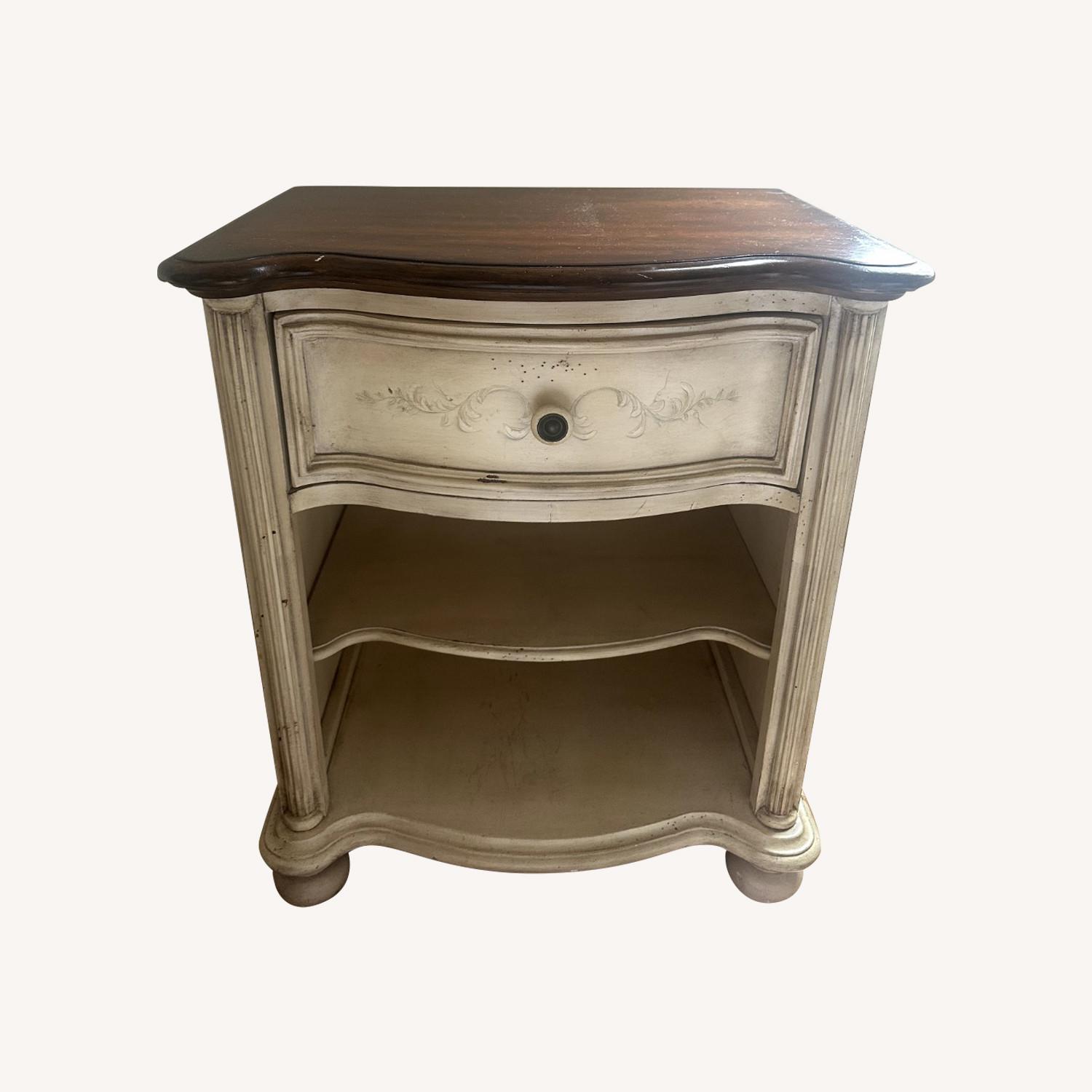 The Place Dark Brown Wood Nightstands - image-0