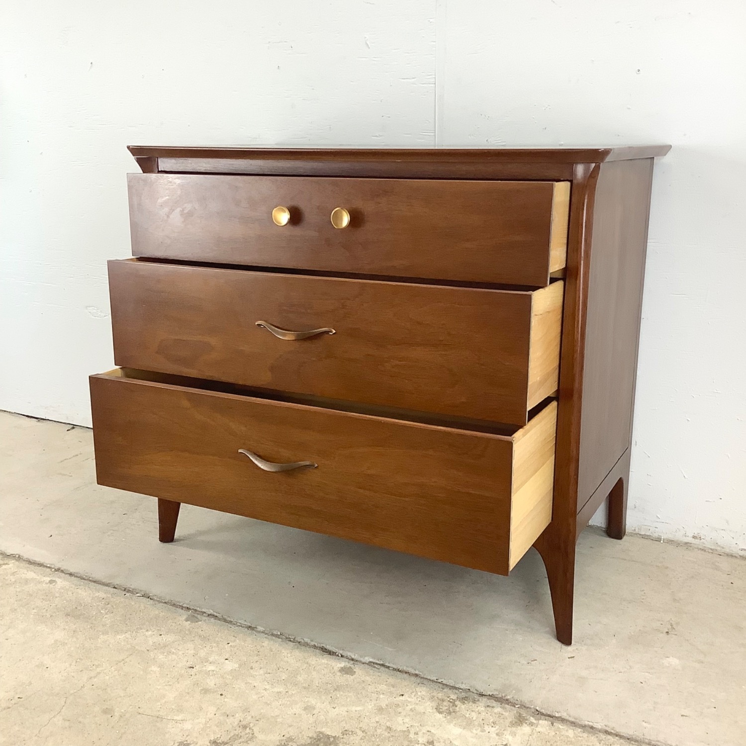 MCM Drexel Three Drawer Profile Dresser - image-15