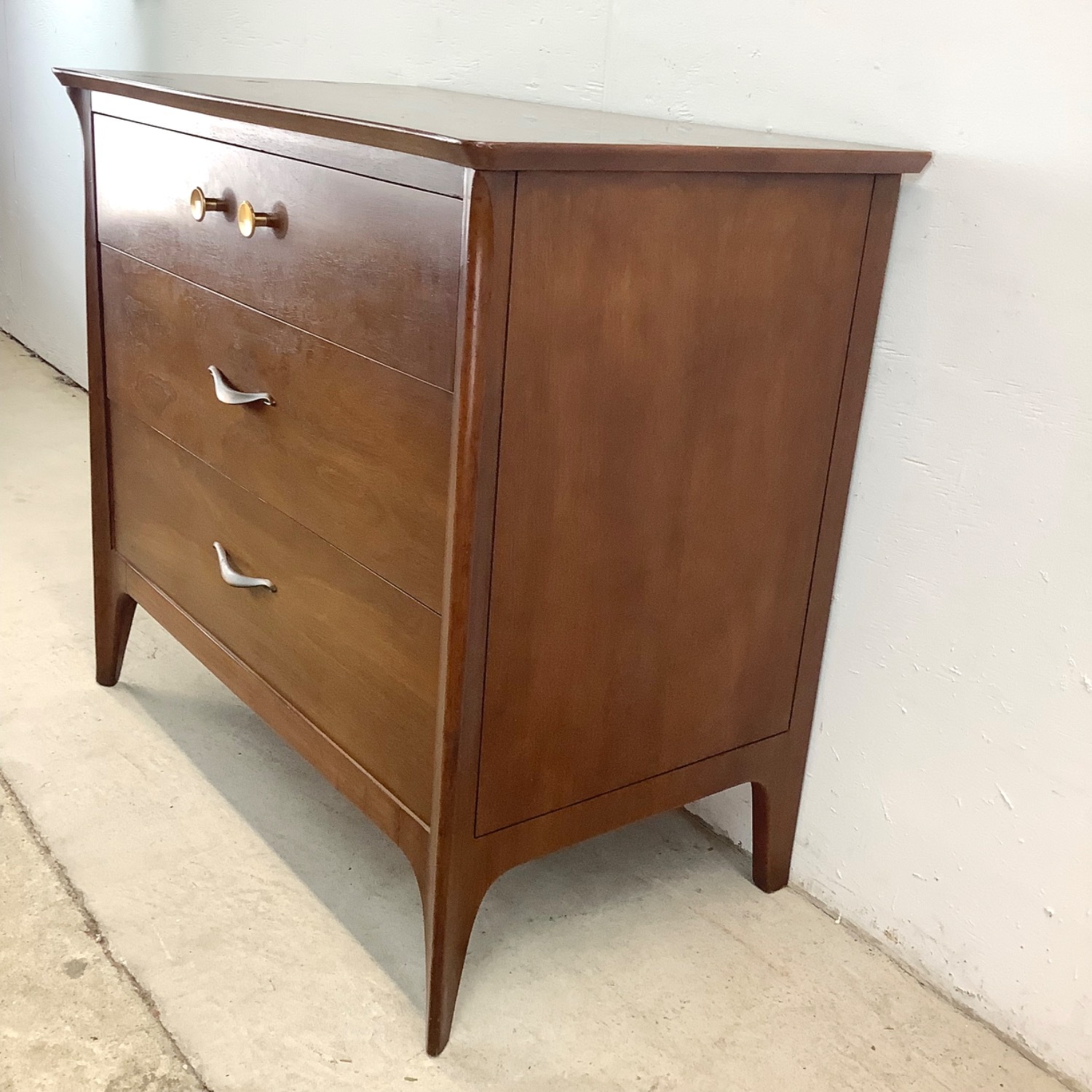 MCM Drexel Three Drawer Profile Dresser - image-13