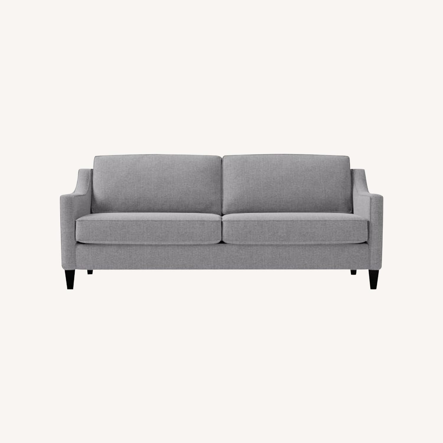 West Elm Dark Gray Paidge Sleeper Sofa - image-0