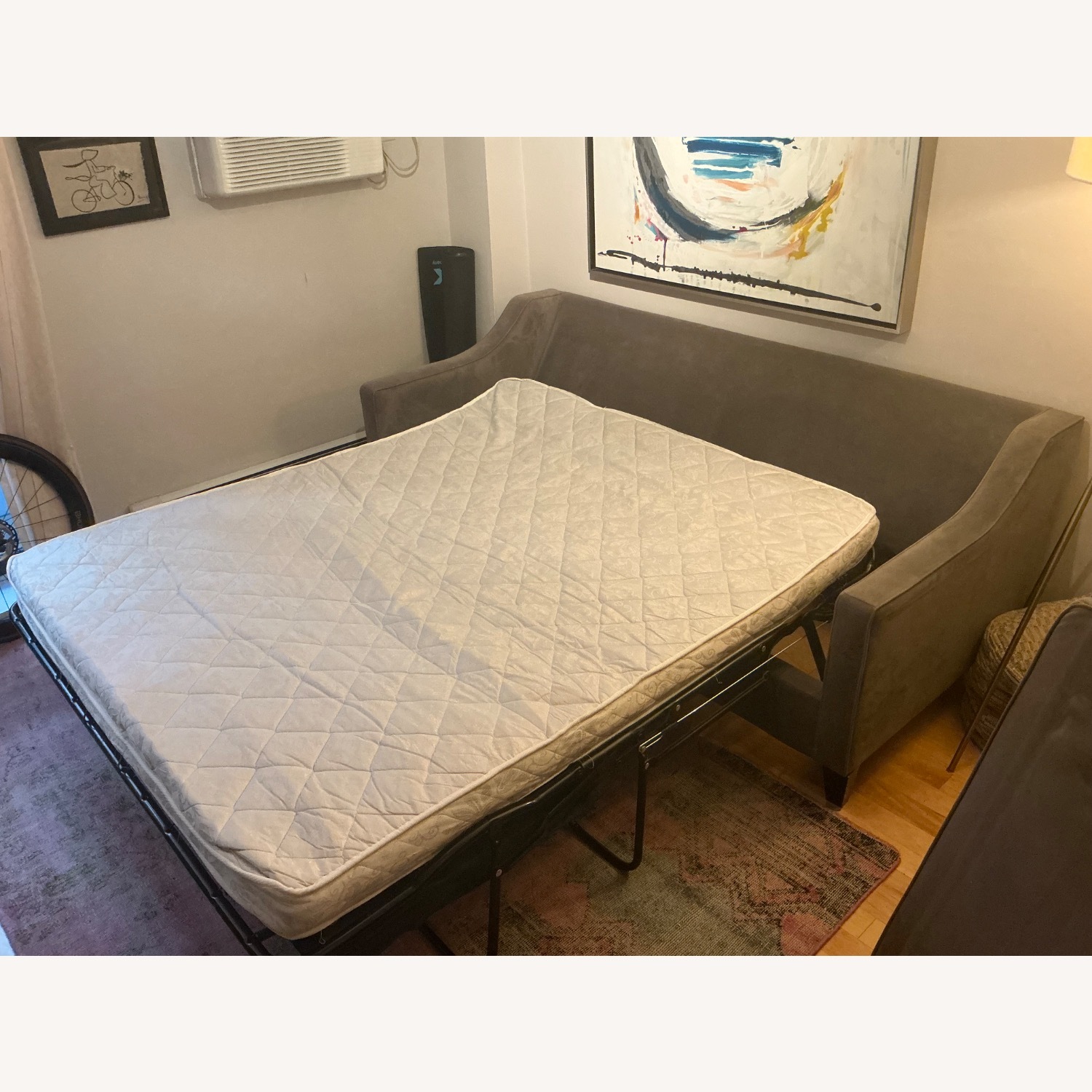 West Elm Dark Gray Paidge Sleeper Sofa - image-3