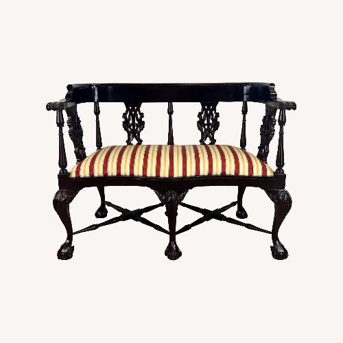 Used Vintage Two Seat Chippendale Settee for sale on AptDeco