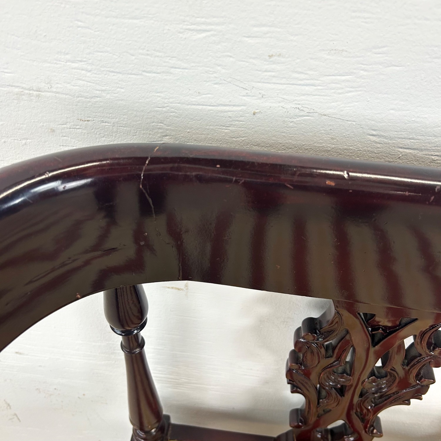 Vintage Two Seat Chippendale Settee - image-10