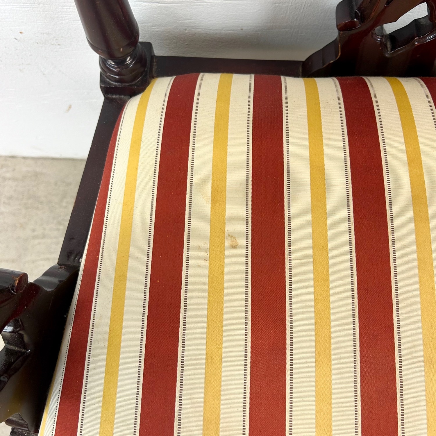 Vintage Two Seat Chippendale Settee - image-8