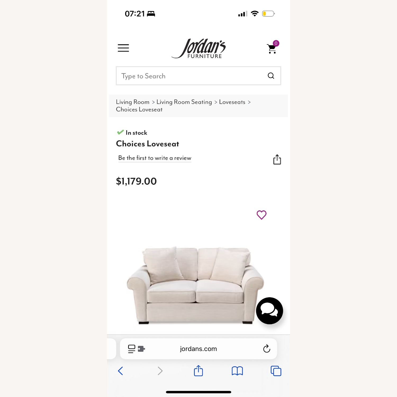 Jordan's Furniture Choices Loveseat - image-5