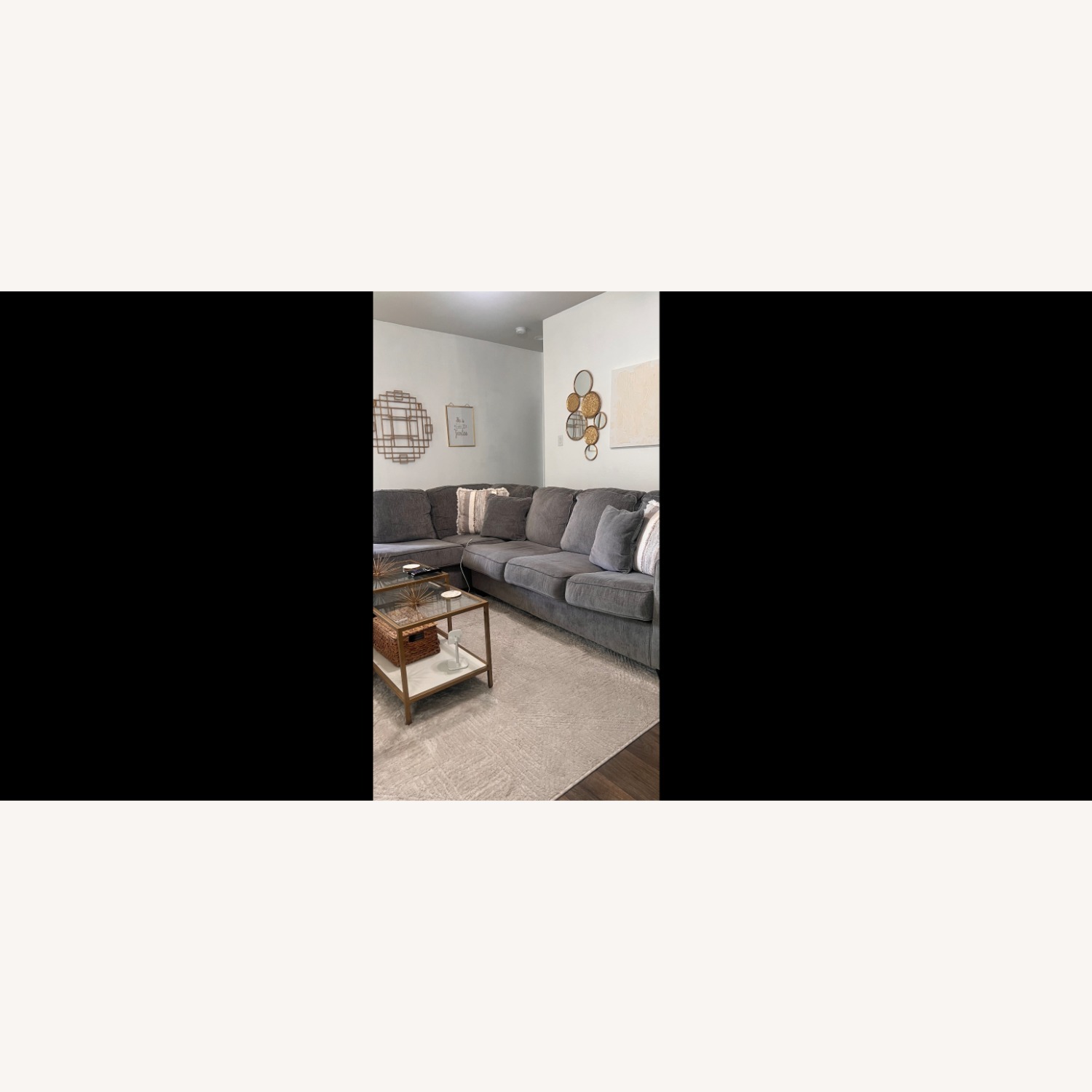 Ashley Furniture Dark Gray 2 Piece Sectional - image-3