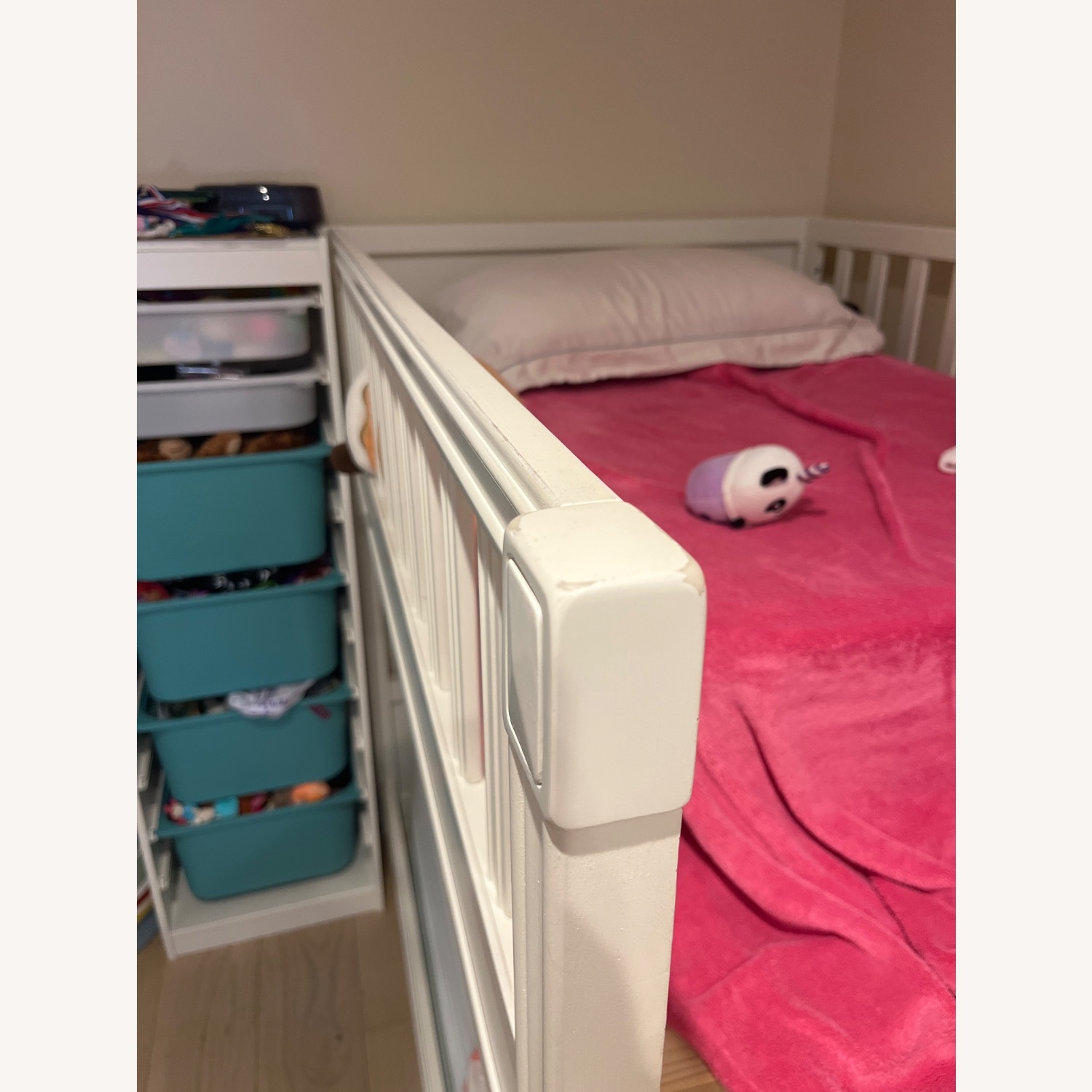 Pottery Barn Hayes White Wood Bunk Bed - image-5