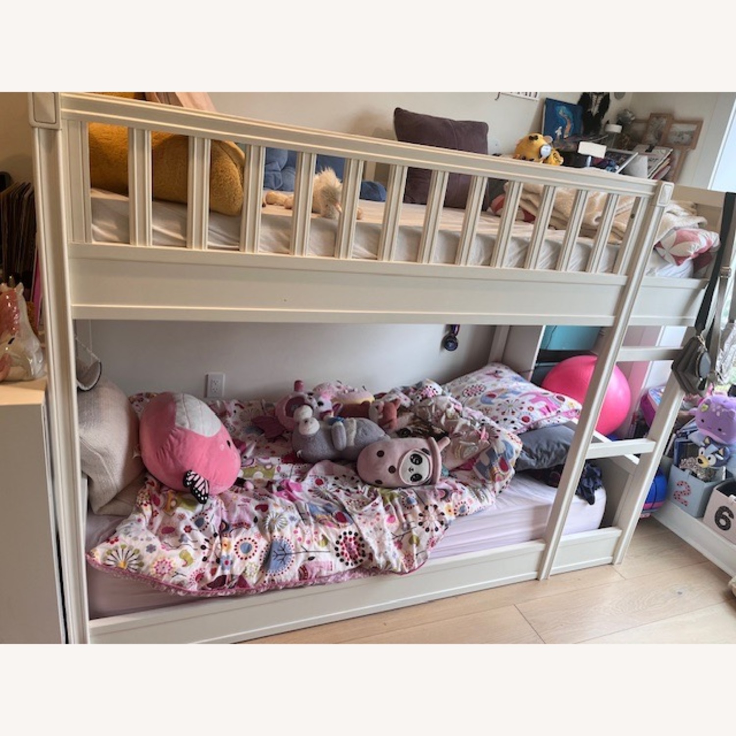 Pottery Barn Hayes White Wood Bunk Bed - image-3