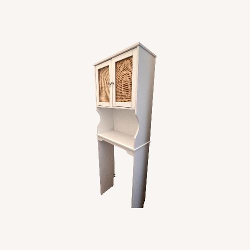 Used White Bathroom Over Toilet Storage Shelf for sale on AptDeco