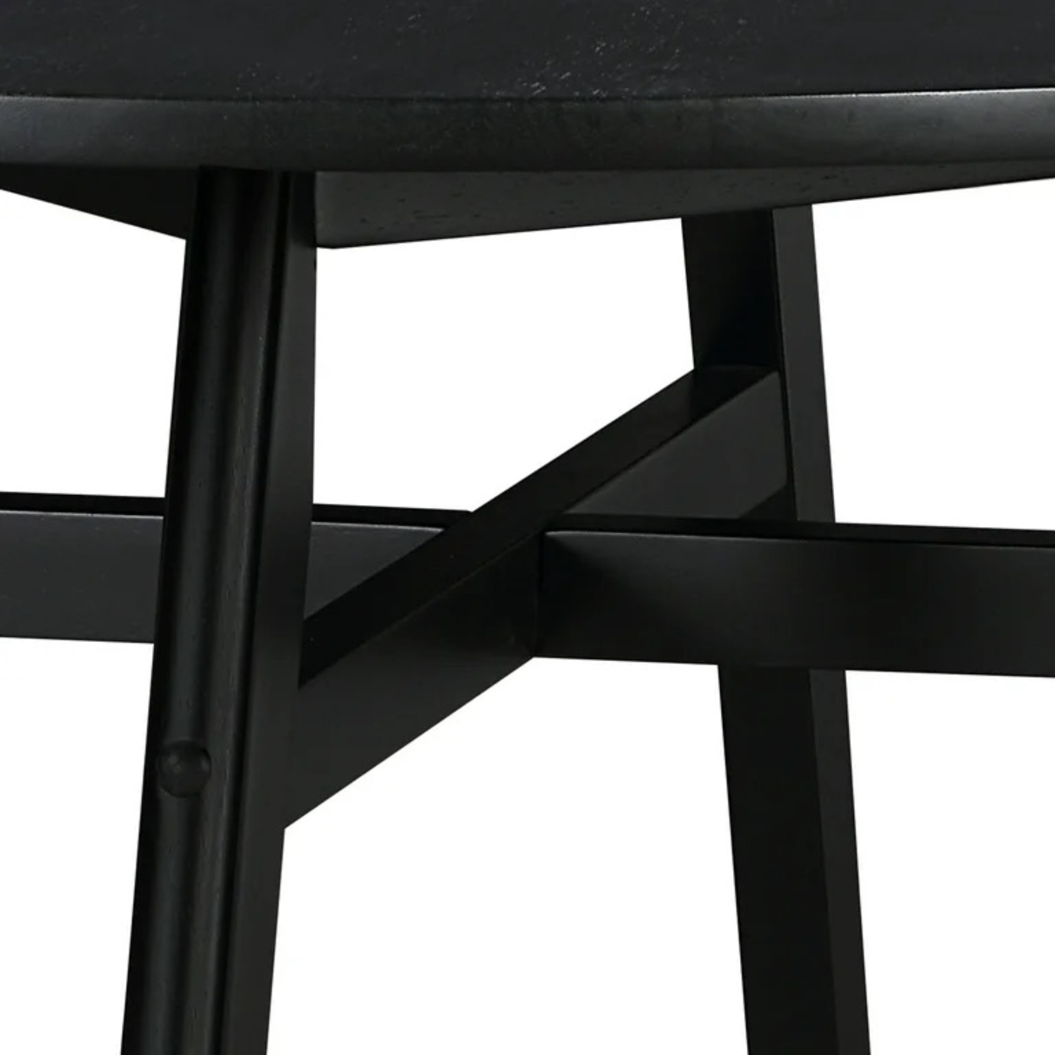 Black Wood Dining Table - image-3
