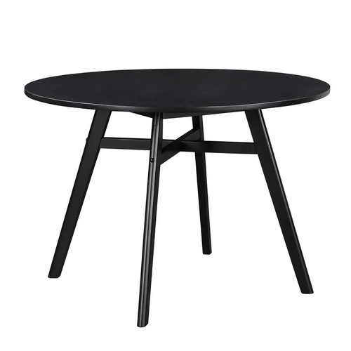 Used Black Wood Dining Table for sale on AptDeco