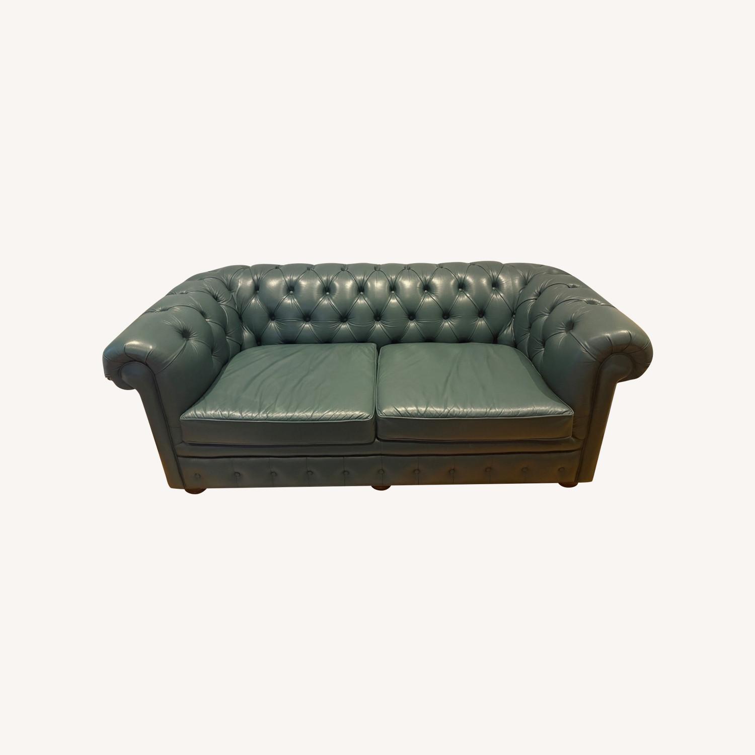 Leathercraft Furniture Teal Blue 3+ Seater Sofa - image-0