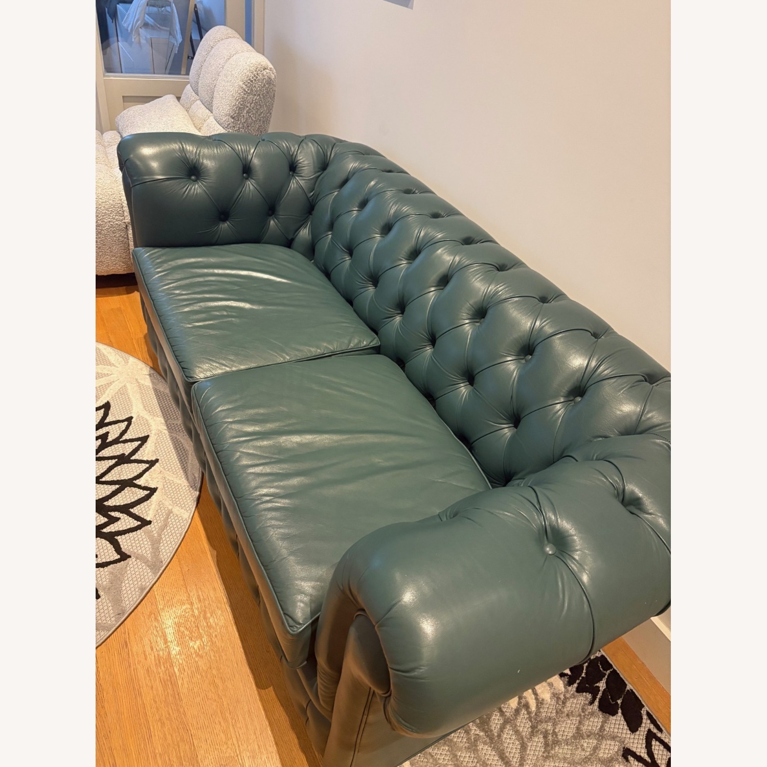 Leathercraft Furniture Teal Blue 3+ Seater Sofa - image-2