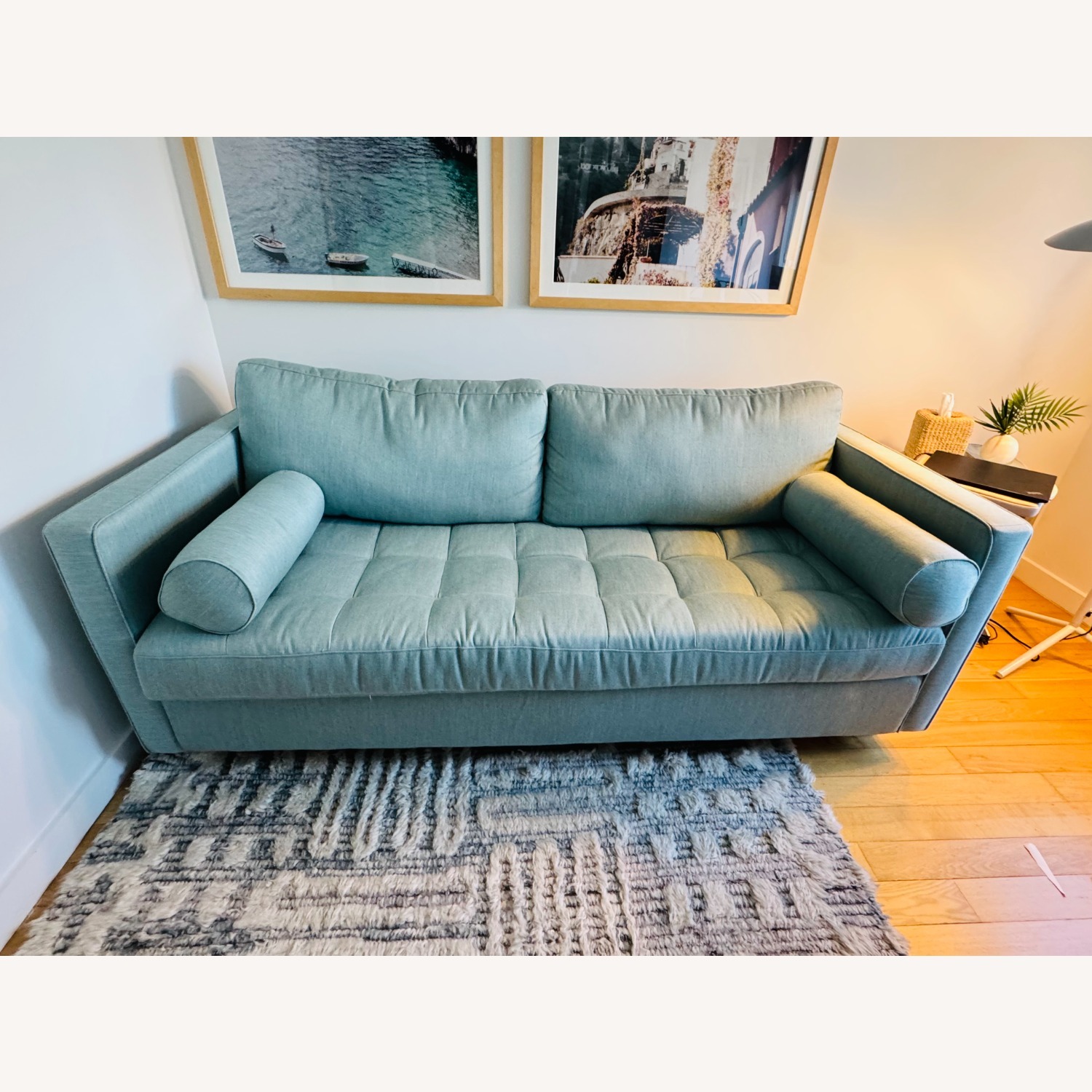 Joybird Briar Blue Sleeper Sofa - image-1