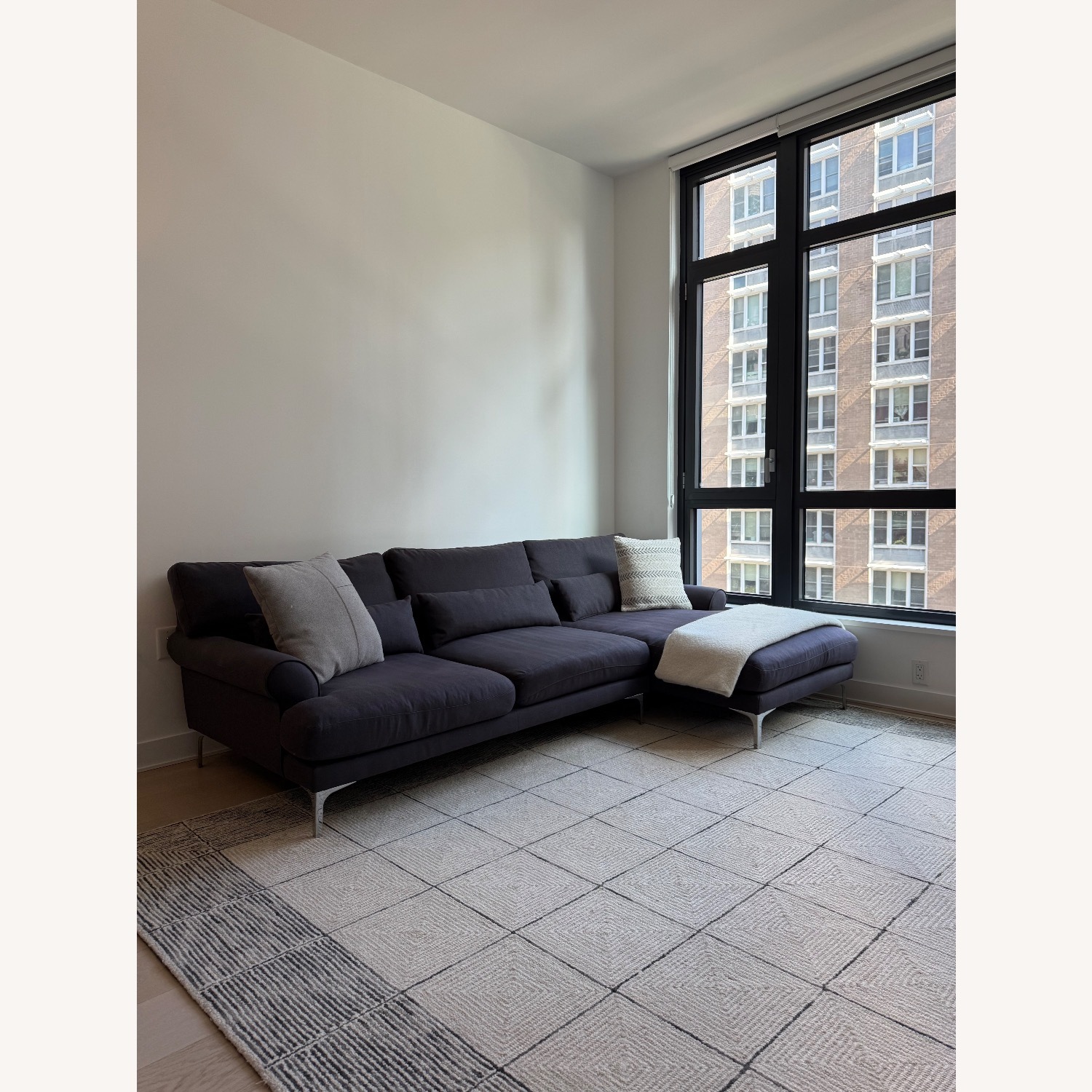 Interior Define Maxwell Dark Gray 2 Piece Sectional - image-4