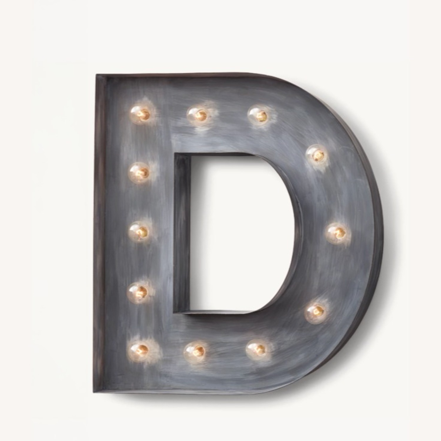 Restoration Hardware Dark Gray Metal Wall Decor - image-0