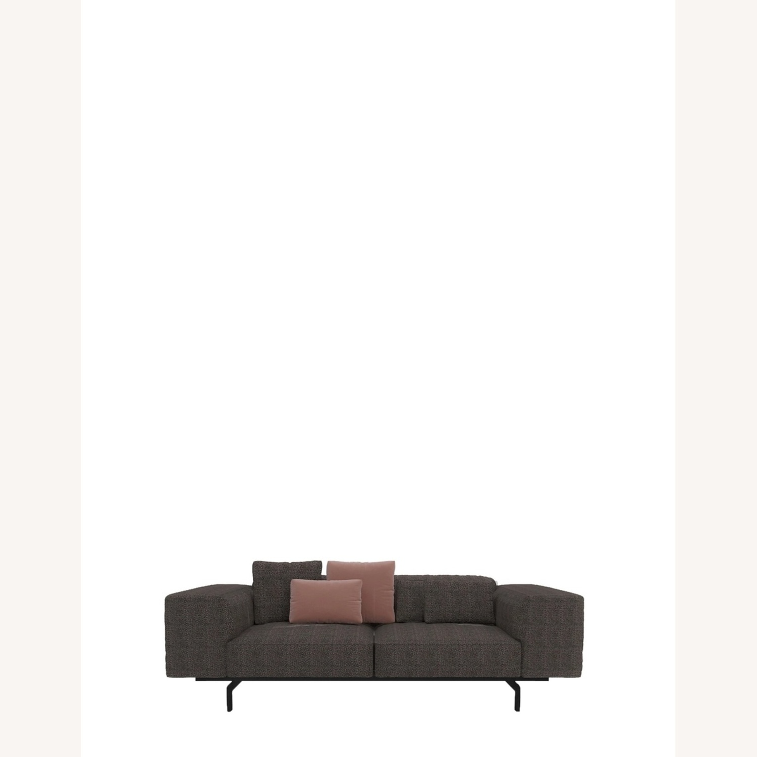 Kartell Gubbio Light Gray Fabric 2 Seater Sofa - image-6