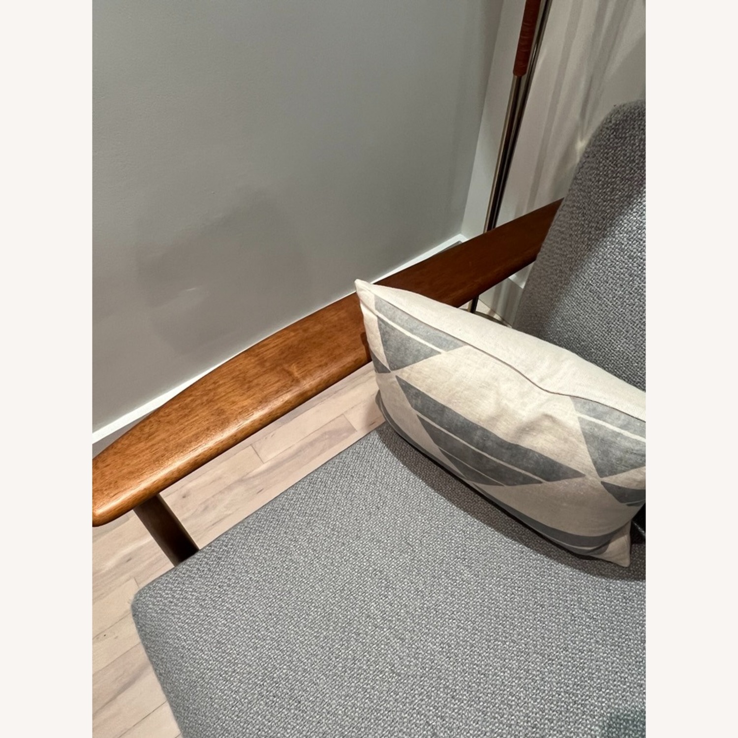 CB2 Una Light Gray Fabric Sleeper Sofa - image-2