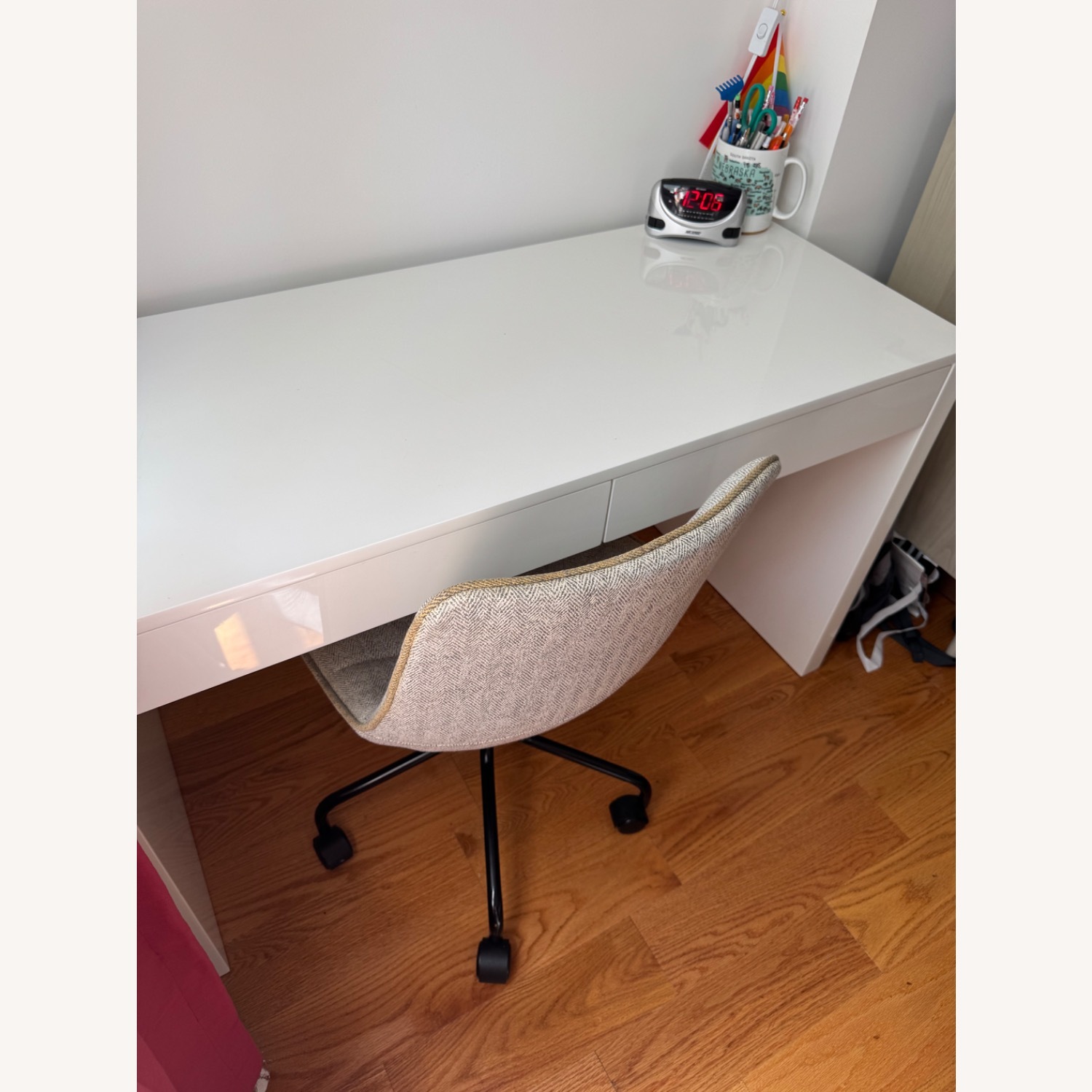 CB2 White Desk - image-2