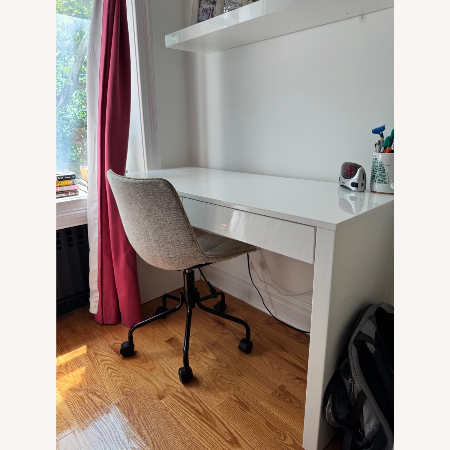 CB2 White Desk - image-1