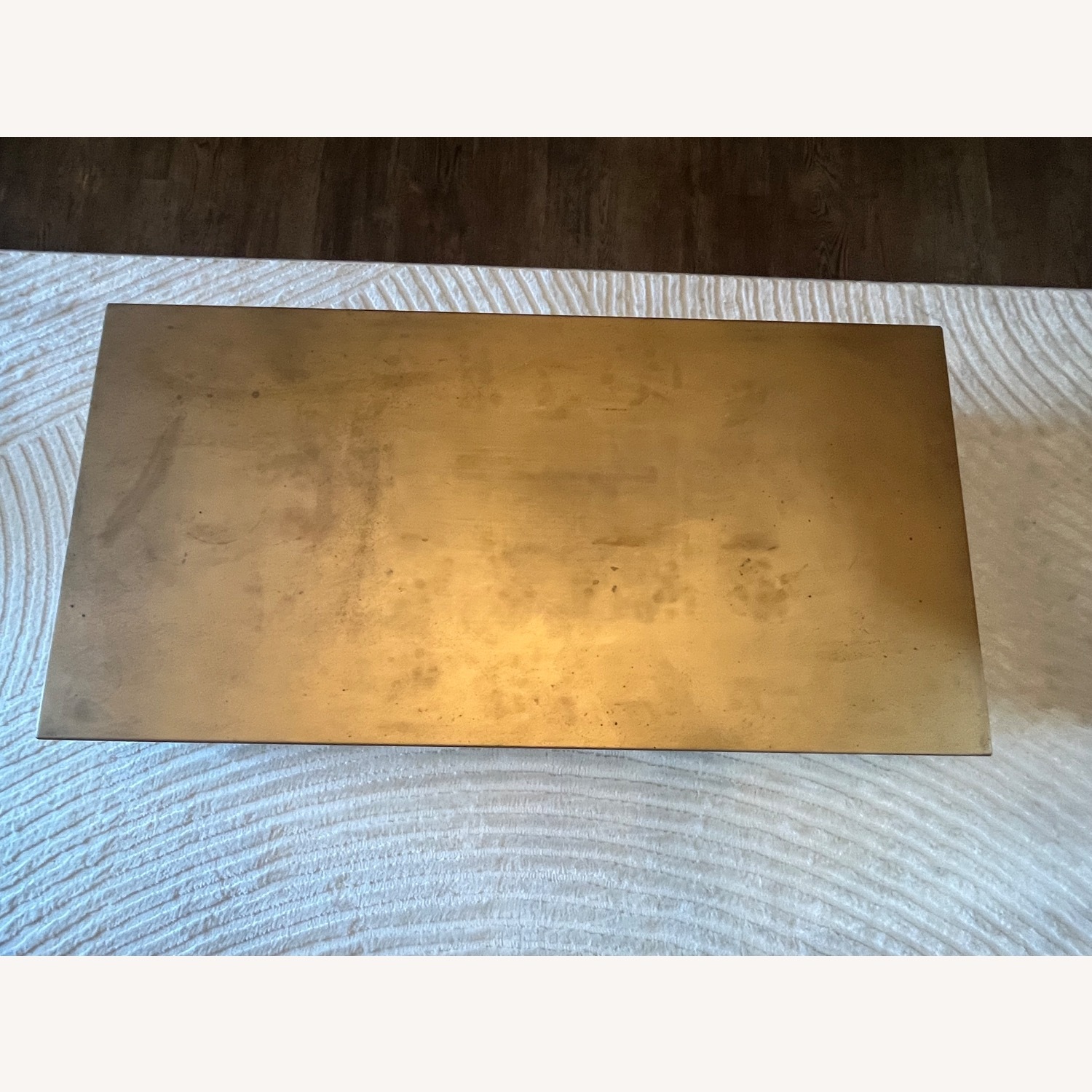 Gold Brass Coffee Table - image-3