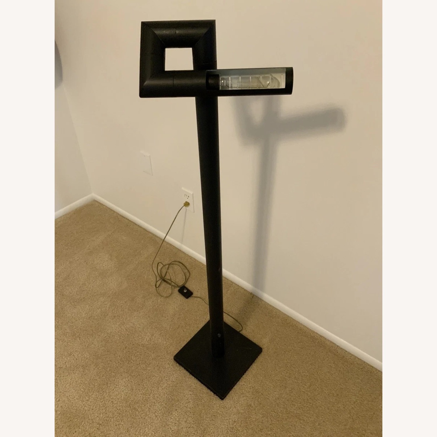 Mid-Century Modern Italian Black Floor Lamp - image-5