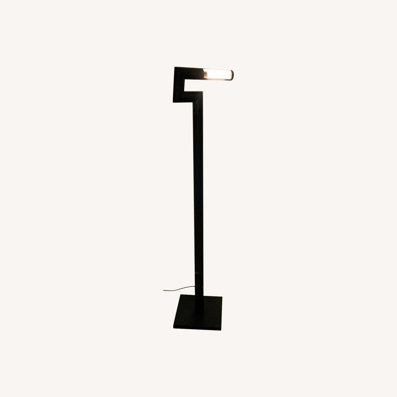 Mid-Century Modern Italian Black Floor Lamp - image-0
