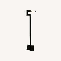 Mid-Century Modern Italian Black Floor Lamp