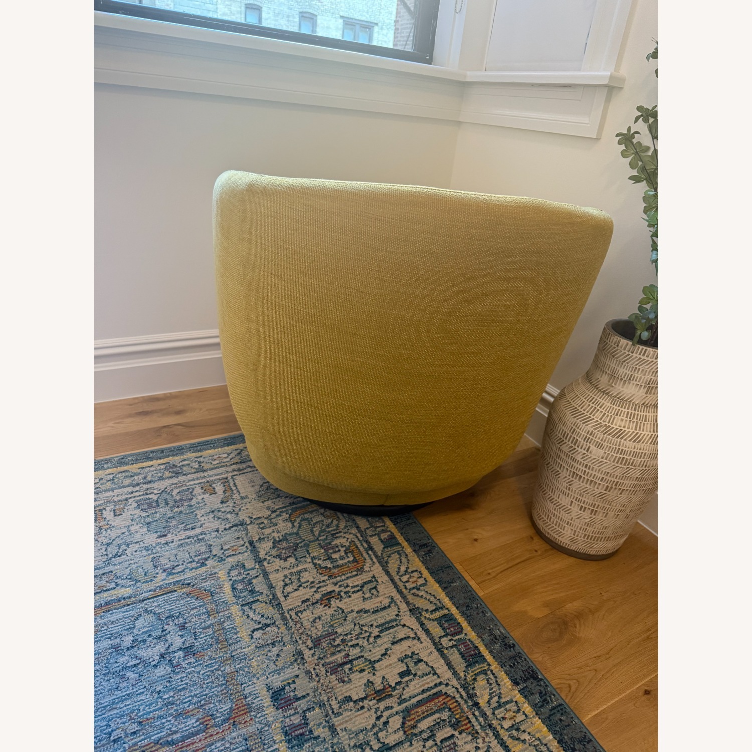 West Elm Crescent Swivel Chair - image-4