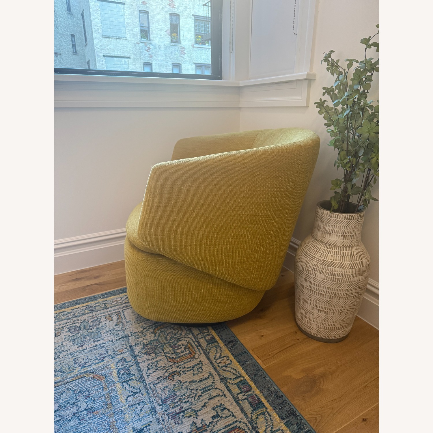 West Elm Crescent Swivel Chair - image-2