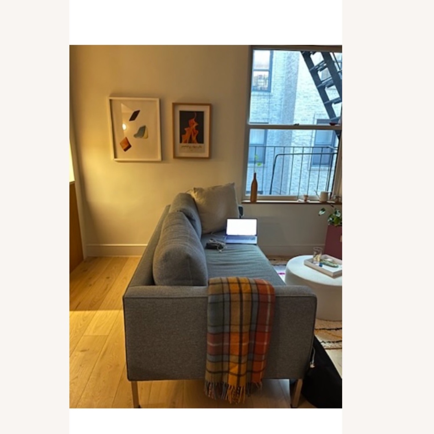 Blu Dot Paramount Light Gray 2 Seater Sofa - image-1