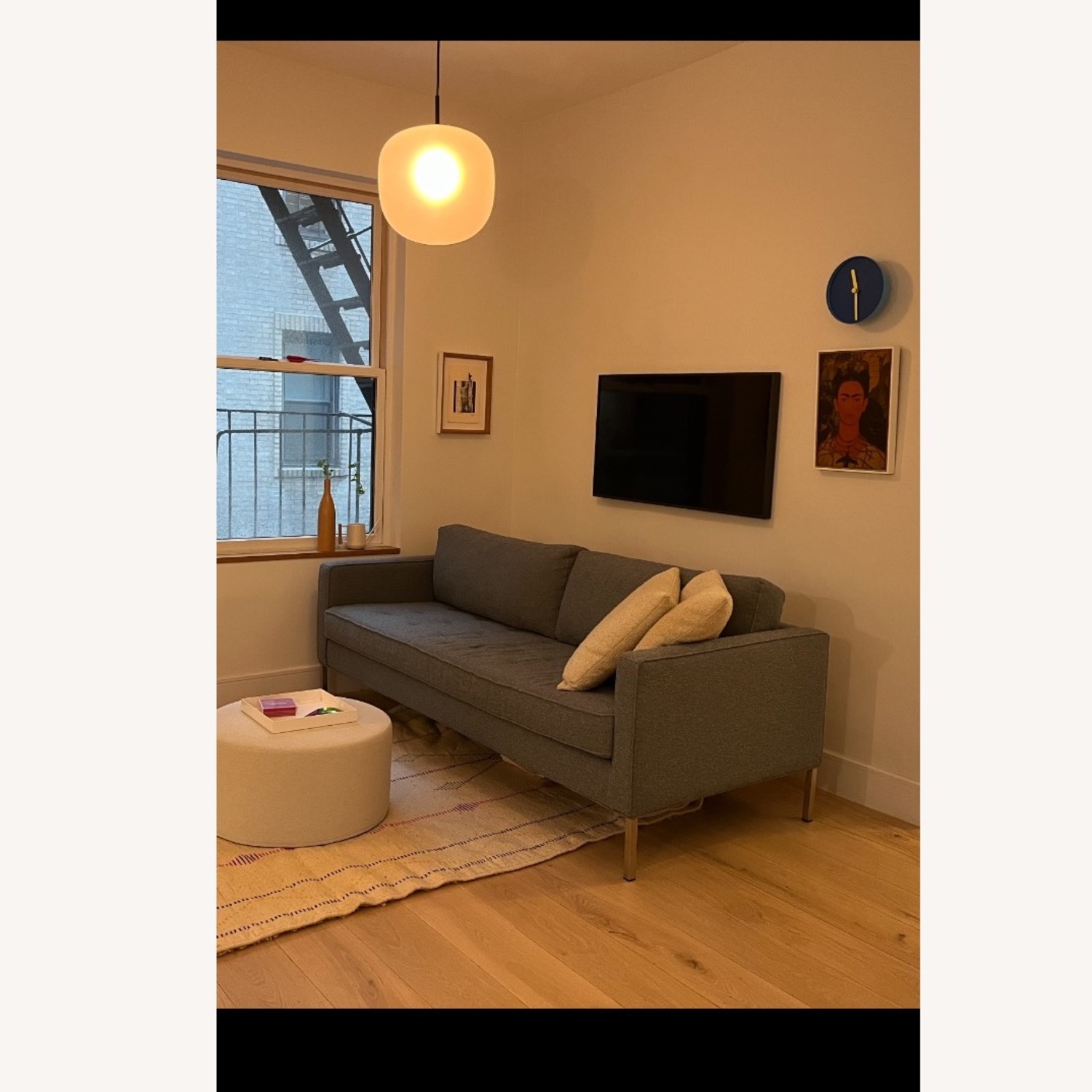 Blu Dot Paramount Light Gray 2 Seater Sofa - image-2